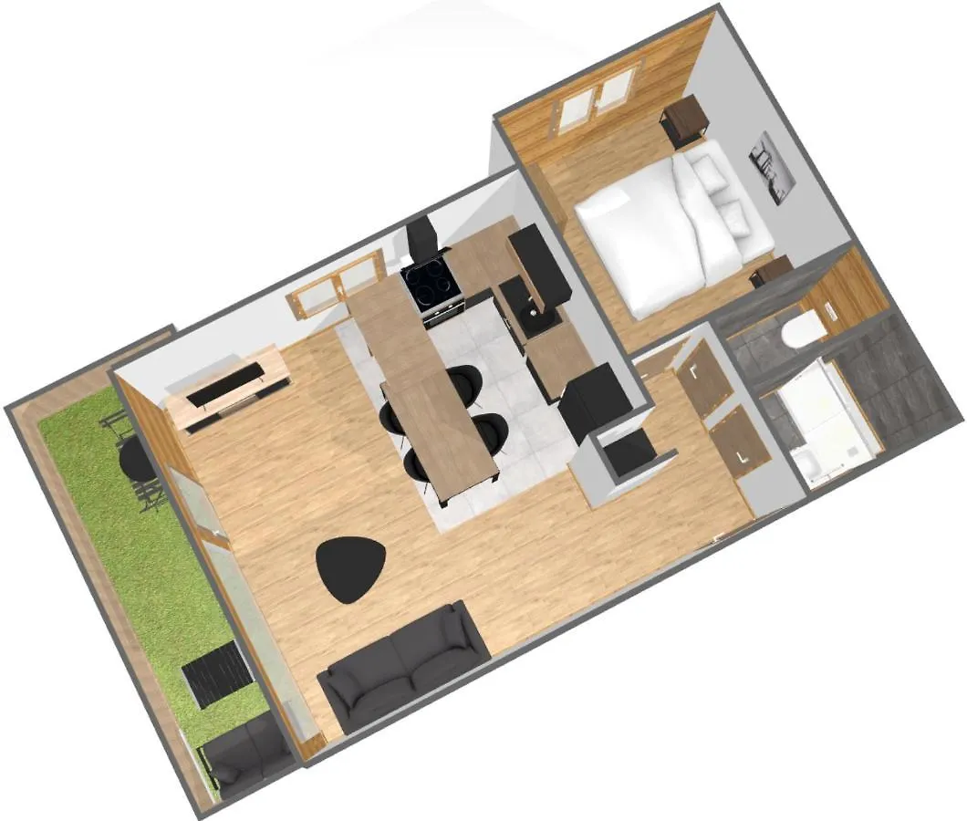 Appt Tournette - Centre Village, Vue Montagne - AravisTour Saint-Jean-de-Sixt Appartement